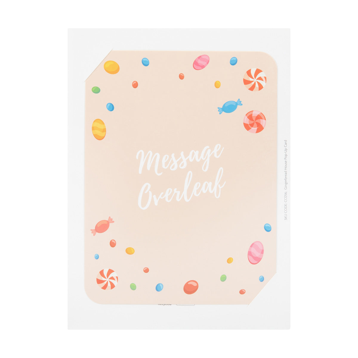 Gingerbread House Pop Up Card