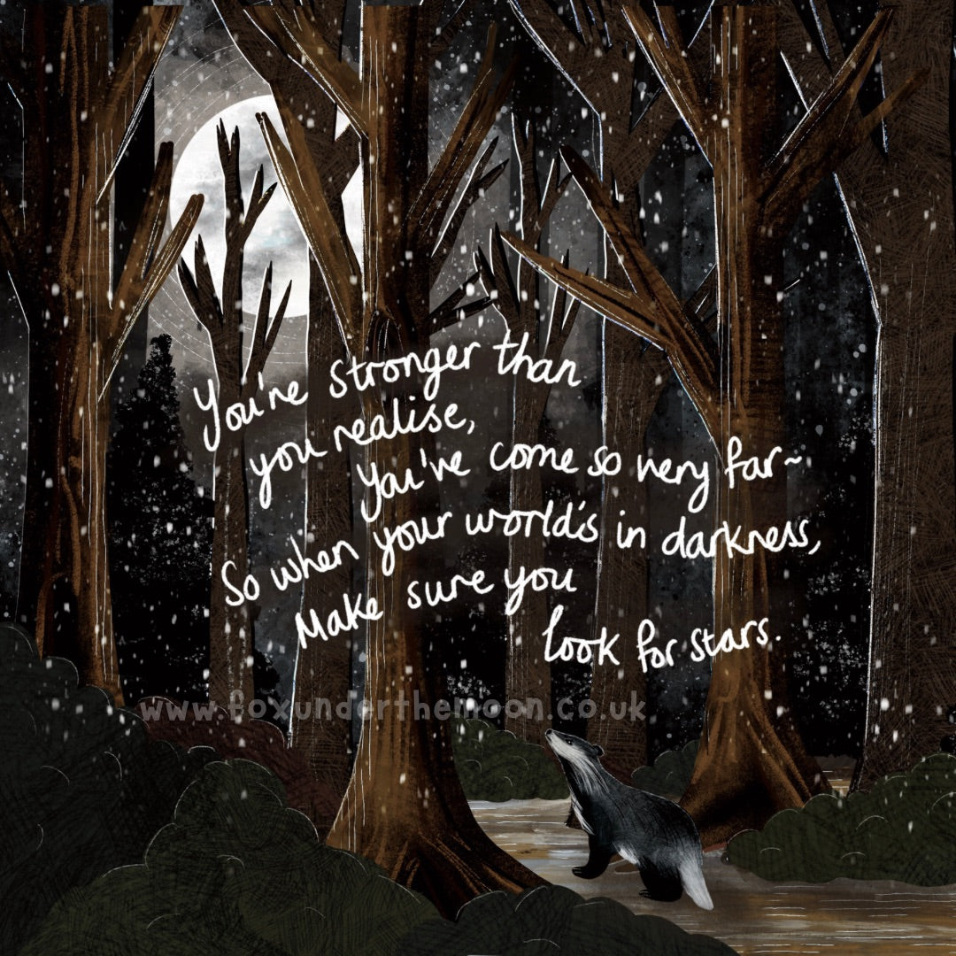 Greeting Card - Look for Stars