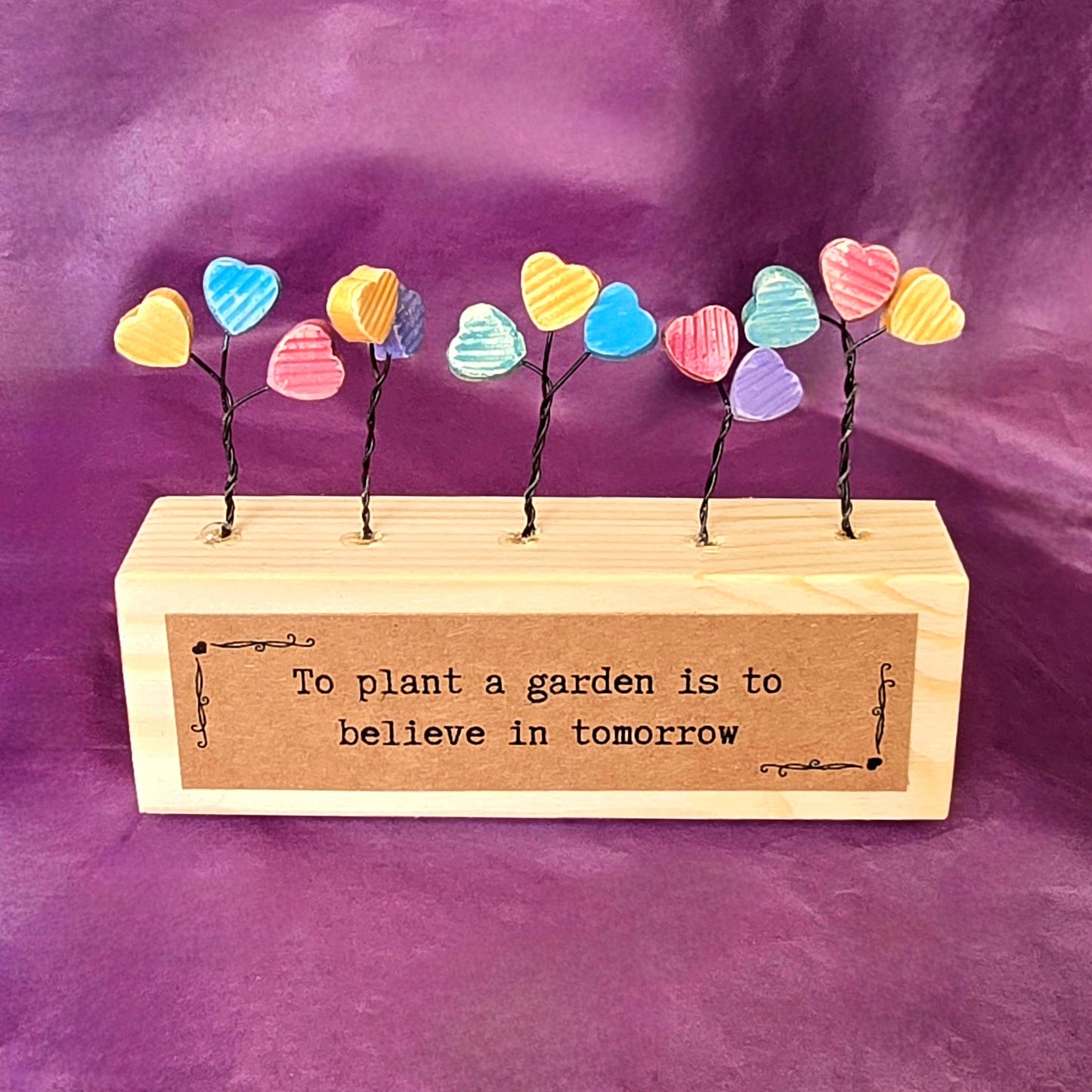 Hearts Mini Sculpture - Believe in Tomorrow