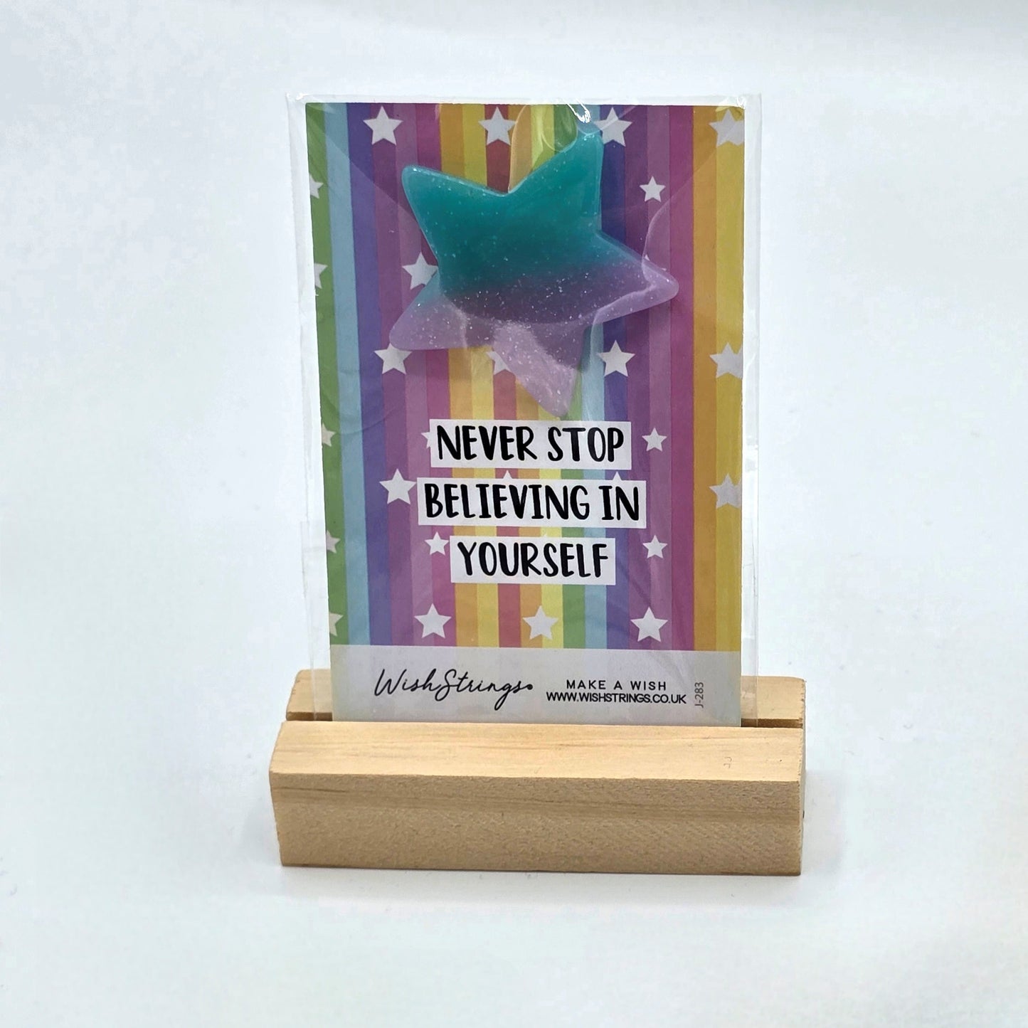 Star Shaped Pocket Hug - Never stop believing in yourself