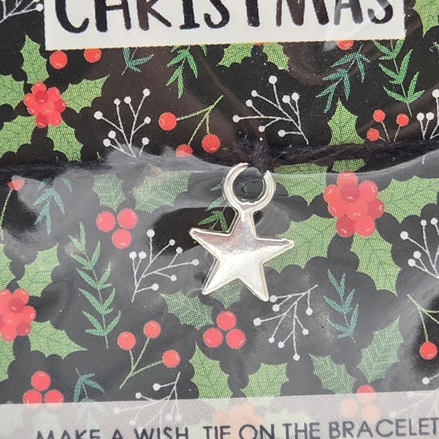 Wishstring Bracelet - Have a Holly Jolly Christmas