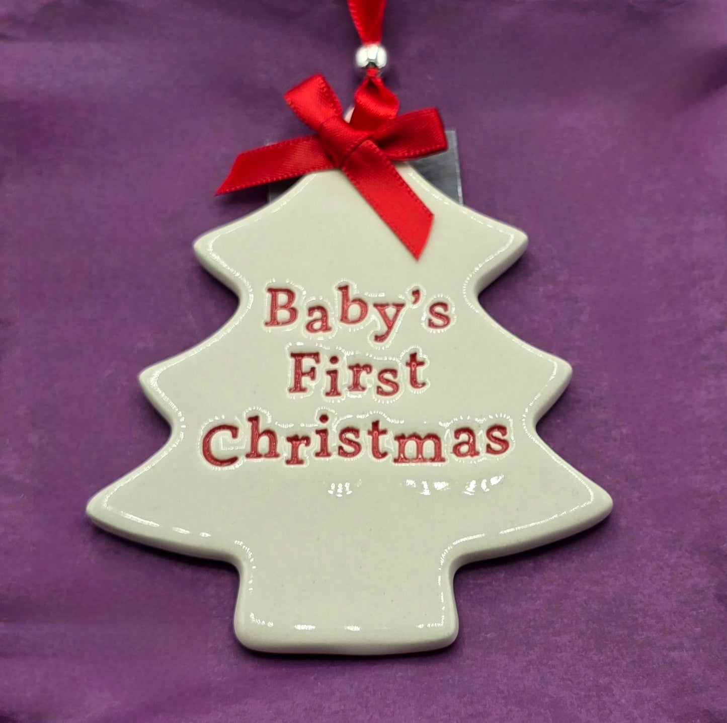 Baby's First Christmas - Ceramic Christmas Decoration