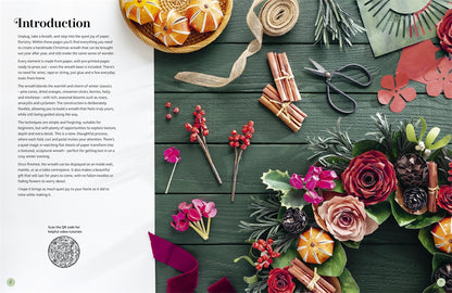 The Bouquet in a Book - Christmas Wreath