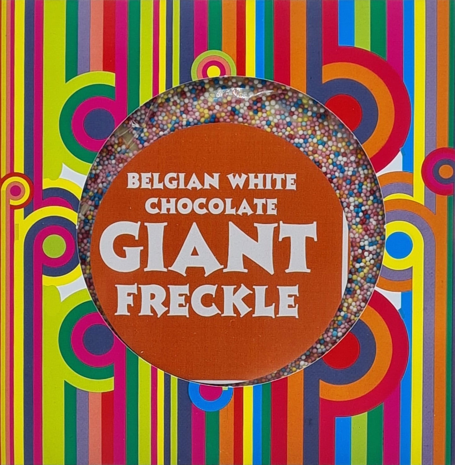 Giant Chocolate Freckle - Belgian White Chocolate