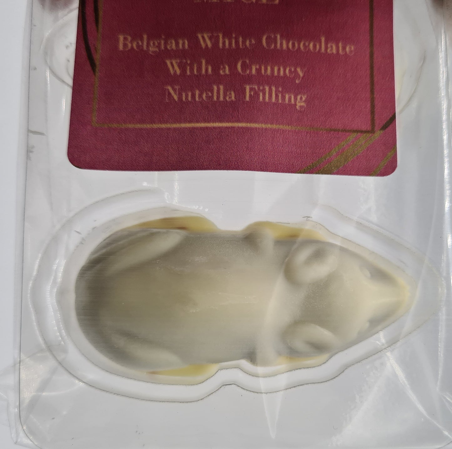 White Chocolate Mice filled with Nutella - 3 pack