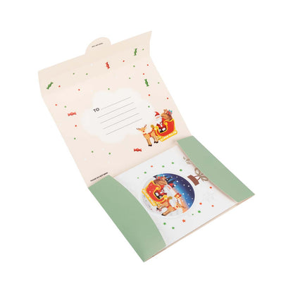Santa Sleigh Pop Up Card