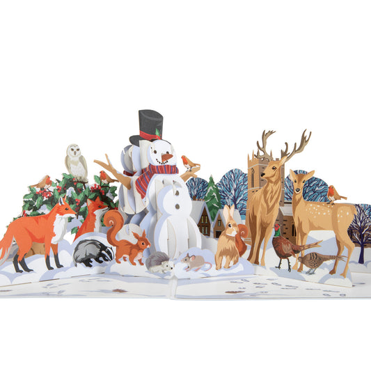 Winter Woodland Pop Up Card