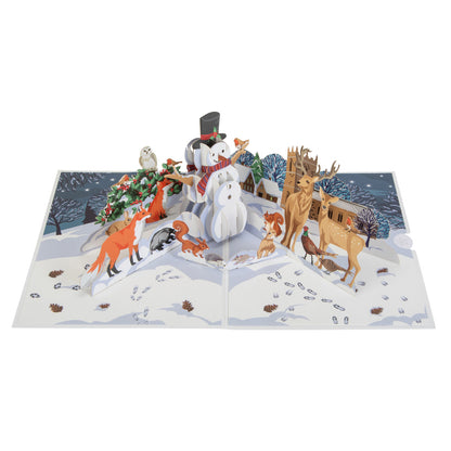 Winter Woodland Pop Up Card