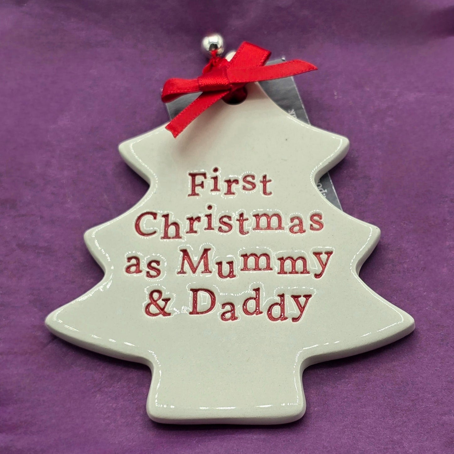 First Christmas as Mummy and Daddy - Ceramic Christmas Decoration