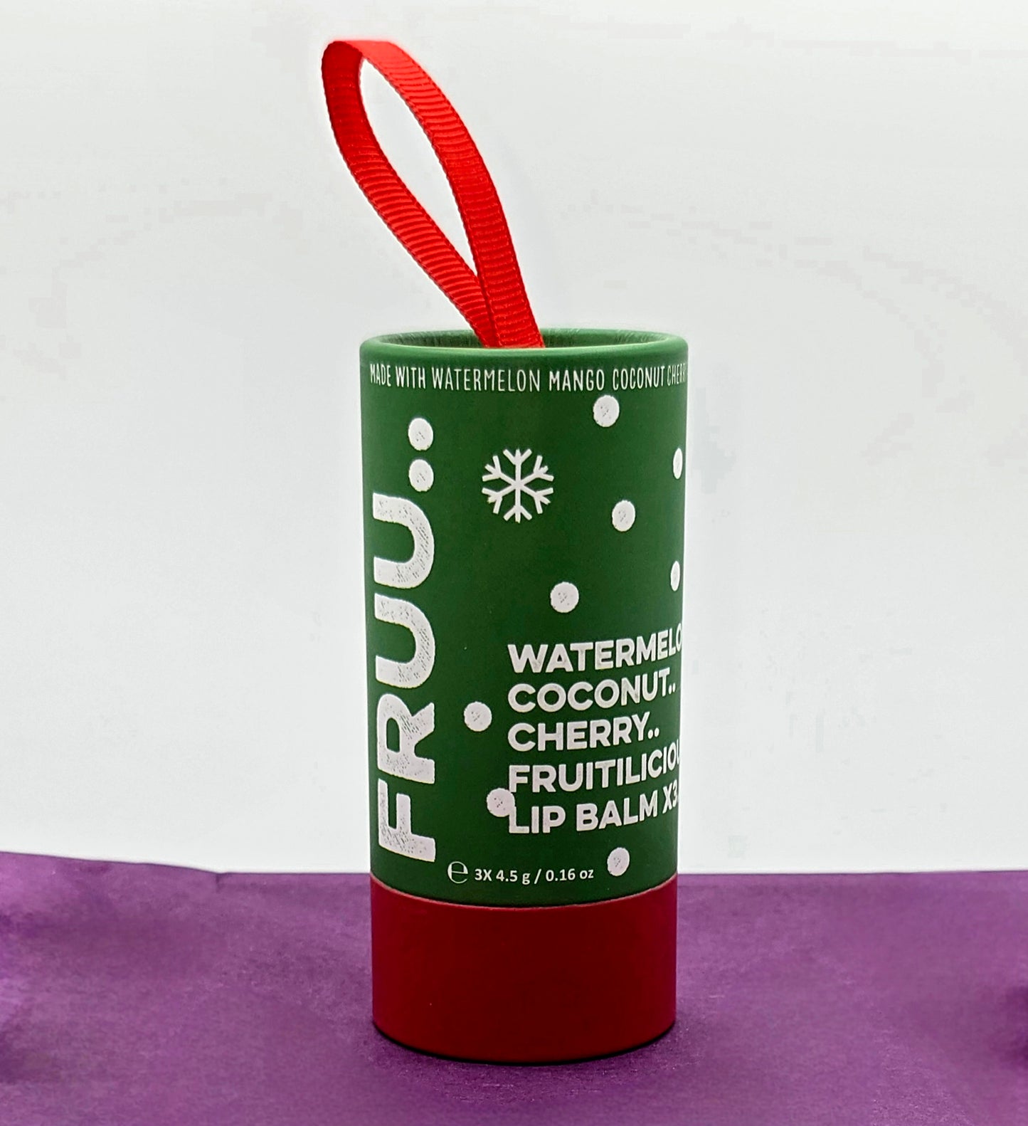 FRUU Fruity Christmas Lip Balm Trio Set