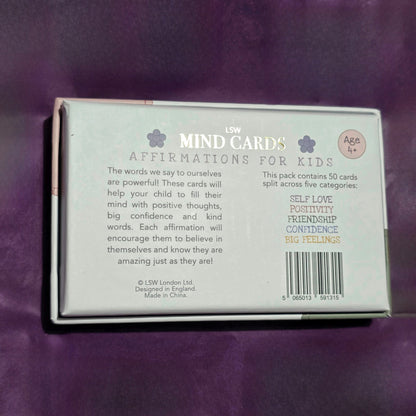 Mind Cards - Affirmations for Kids, Positive Mindset Prompts