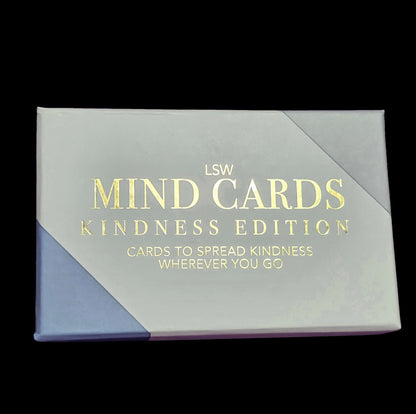 Pack of LSW Mind Cards Kindness Edition on a black background
