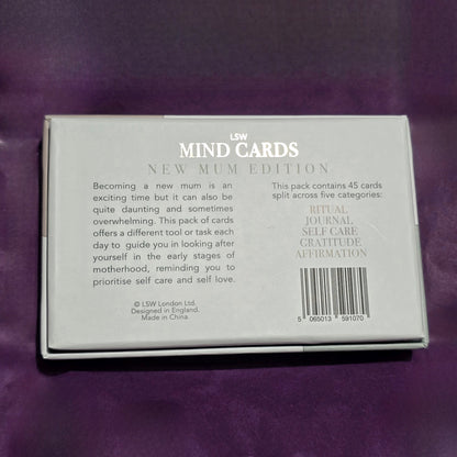 Mind Cards - New Mum Edition, Self-Care Gift for New Mums