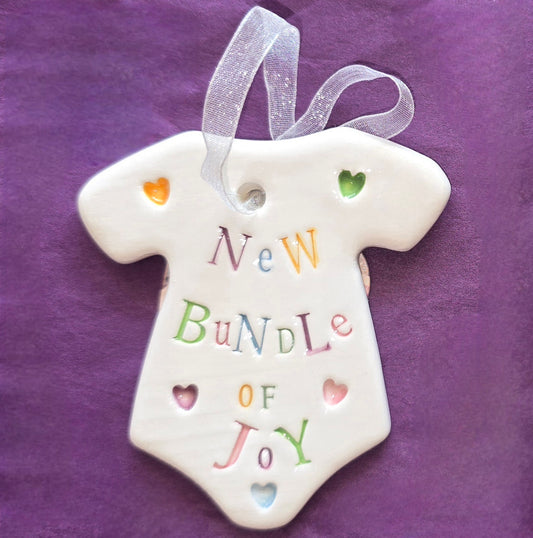 New Bundle of Joy Ceramic Keepsake