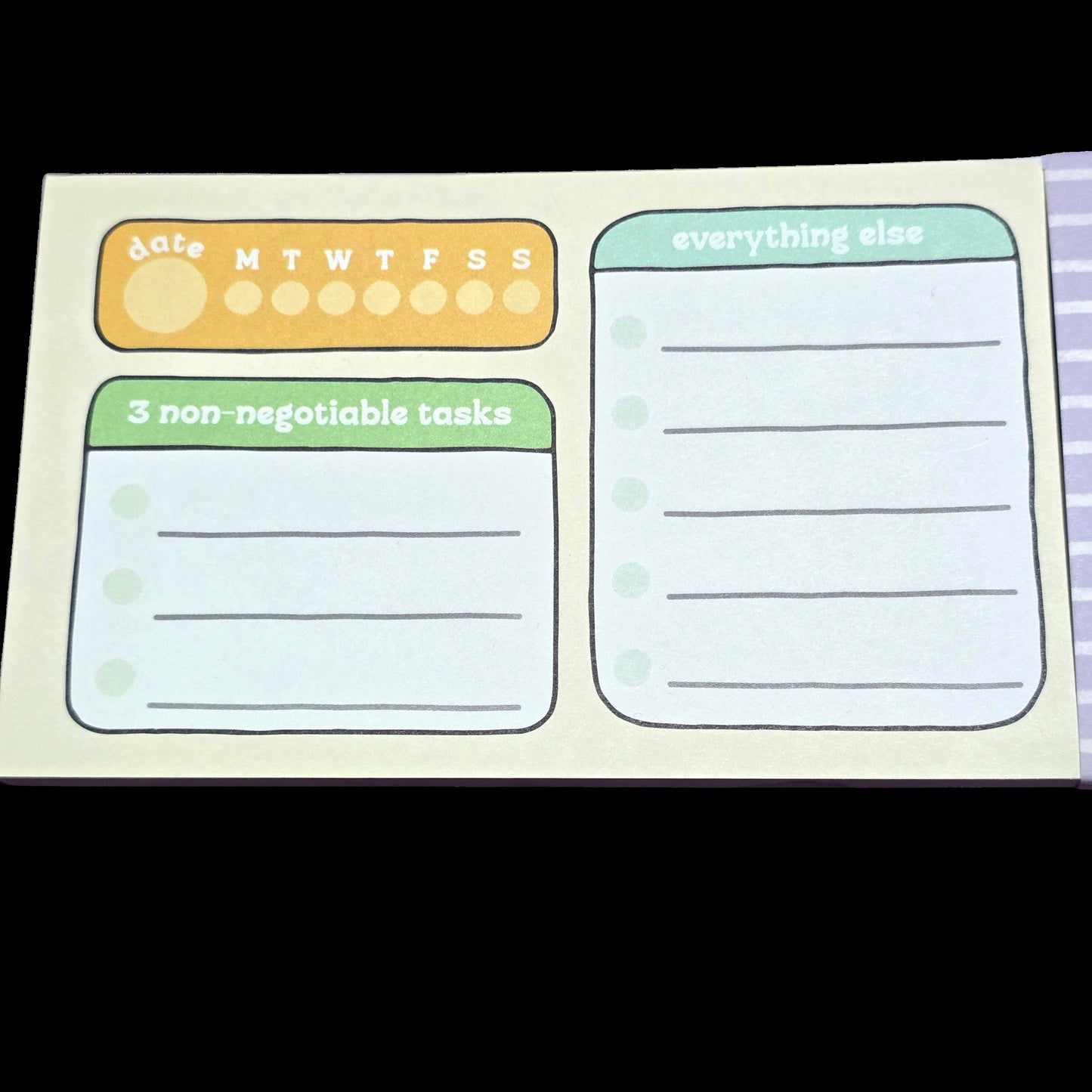 Keyboard Daily Planner Pad
