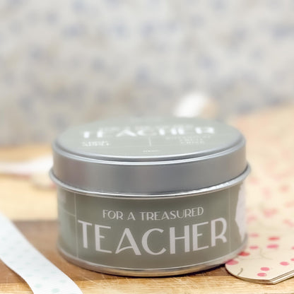 For A Treasured Teacher Occasions Candle