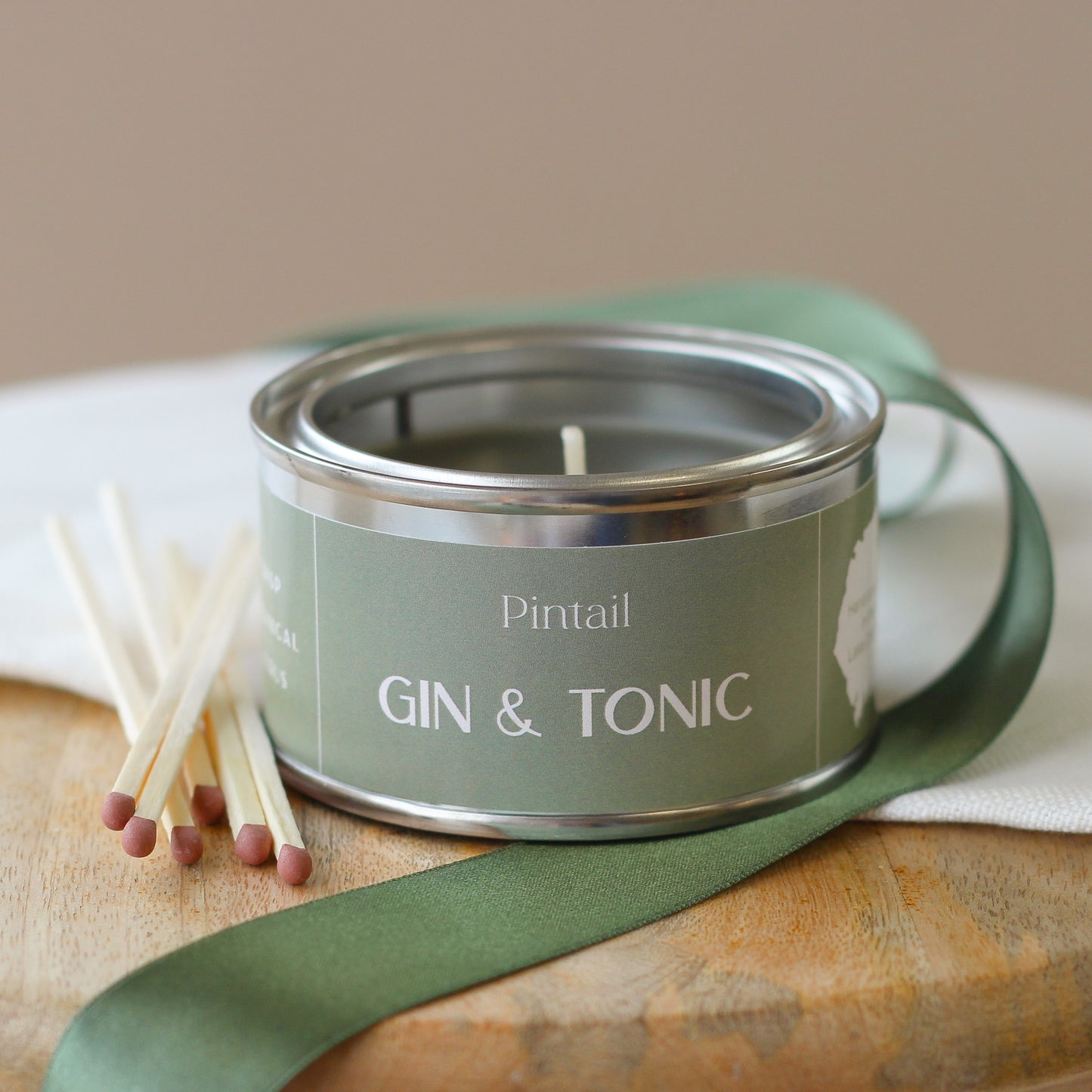 Gin & Tonic Paint Pot Candle