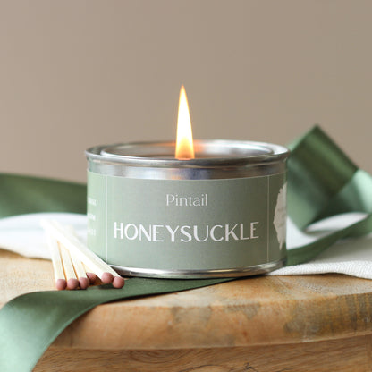 Honeysuckle Paint Pot Candle