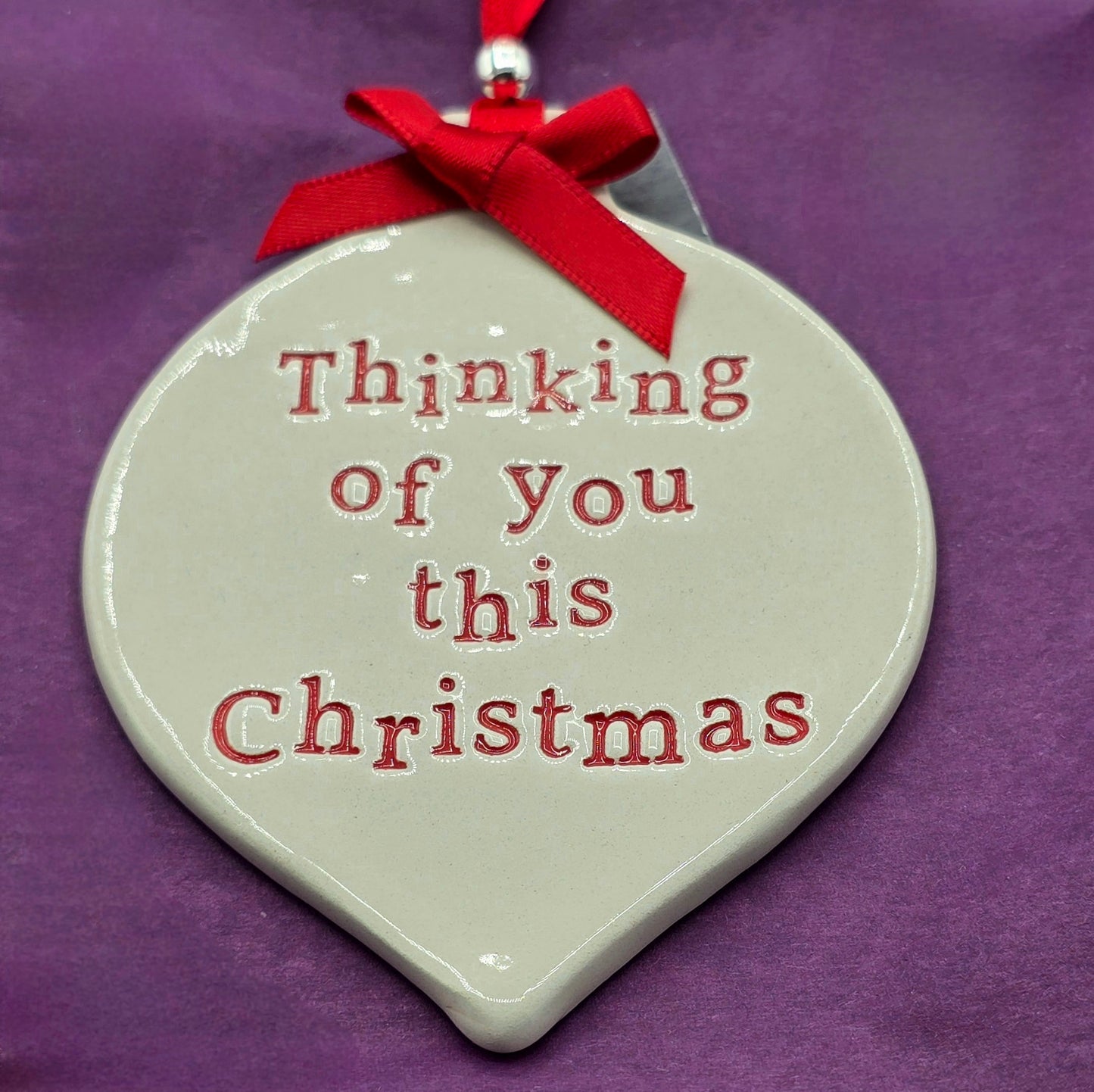 Thinking of you this Christmas - Ceramic Christmas Decoration