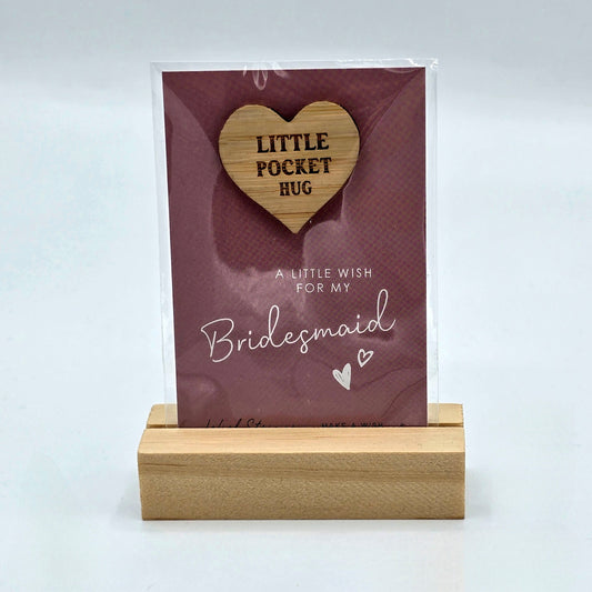 Little Pocket Hug Token - A Little Wish for my Bridesmaid