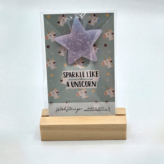 Star Shaped Pocket Hug - Sparkle like a Unicorn