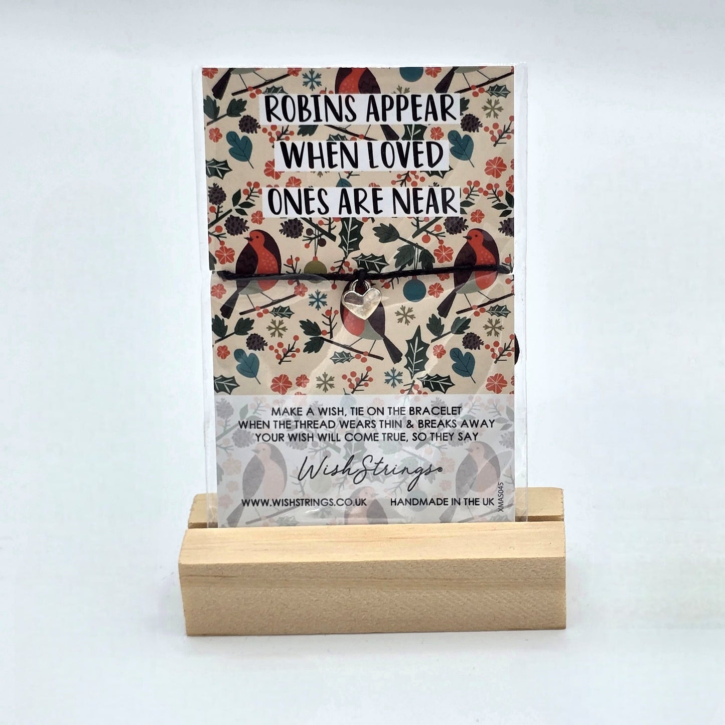 Wishstring Bracelet - Robins appear when loved ones are near