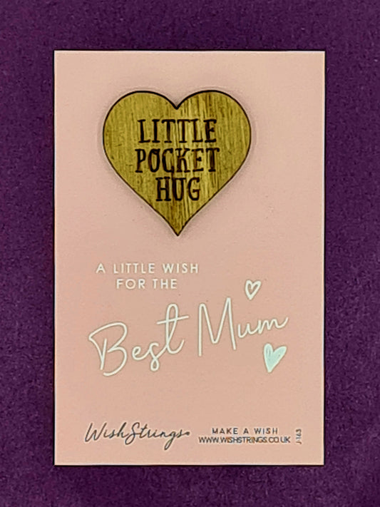 Little Pocket Hug Token - A Little Wish for the Best Mum