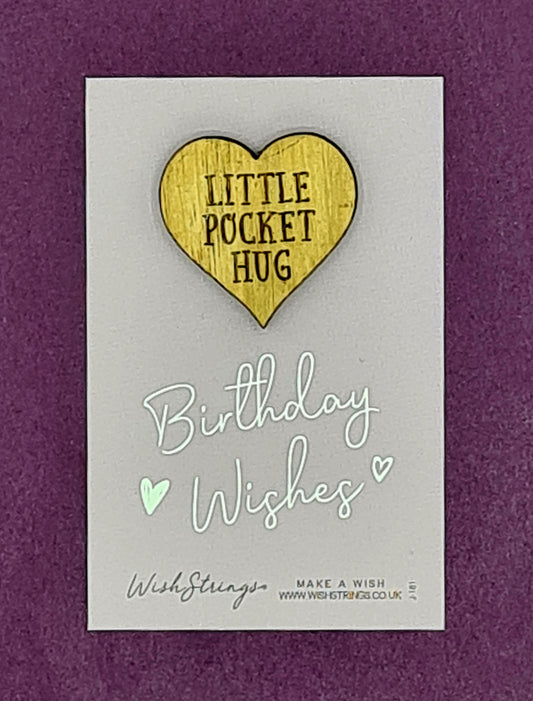 Little Pocket Hug Token - Birthday Wishes