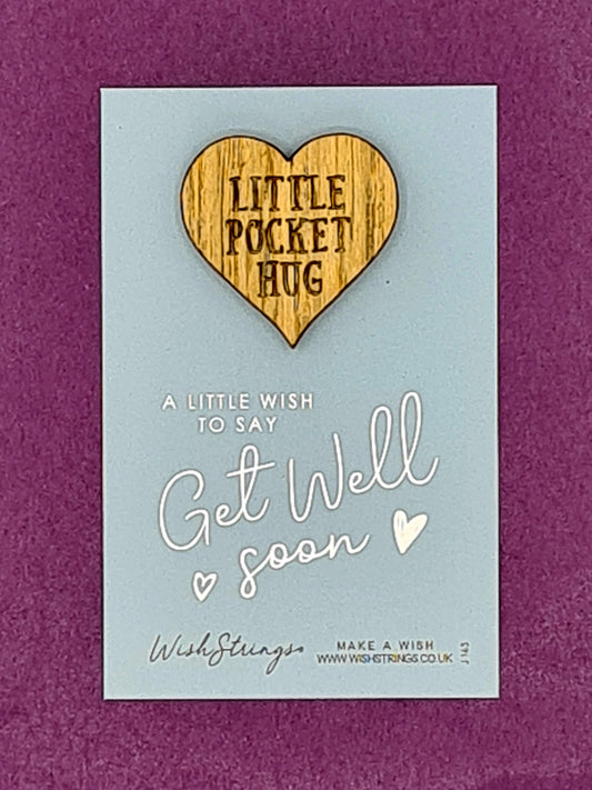 Little Pocket Hug Token - Get Well Soon