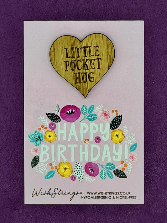 Little Pocket Hug Token - Happy Birthday