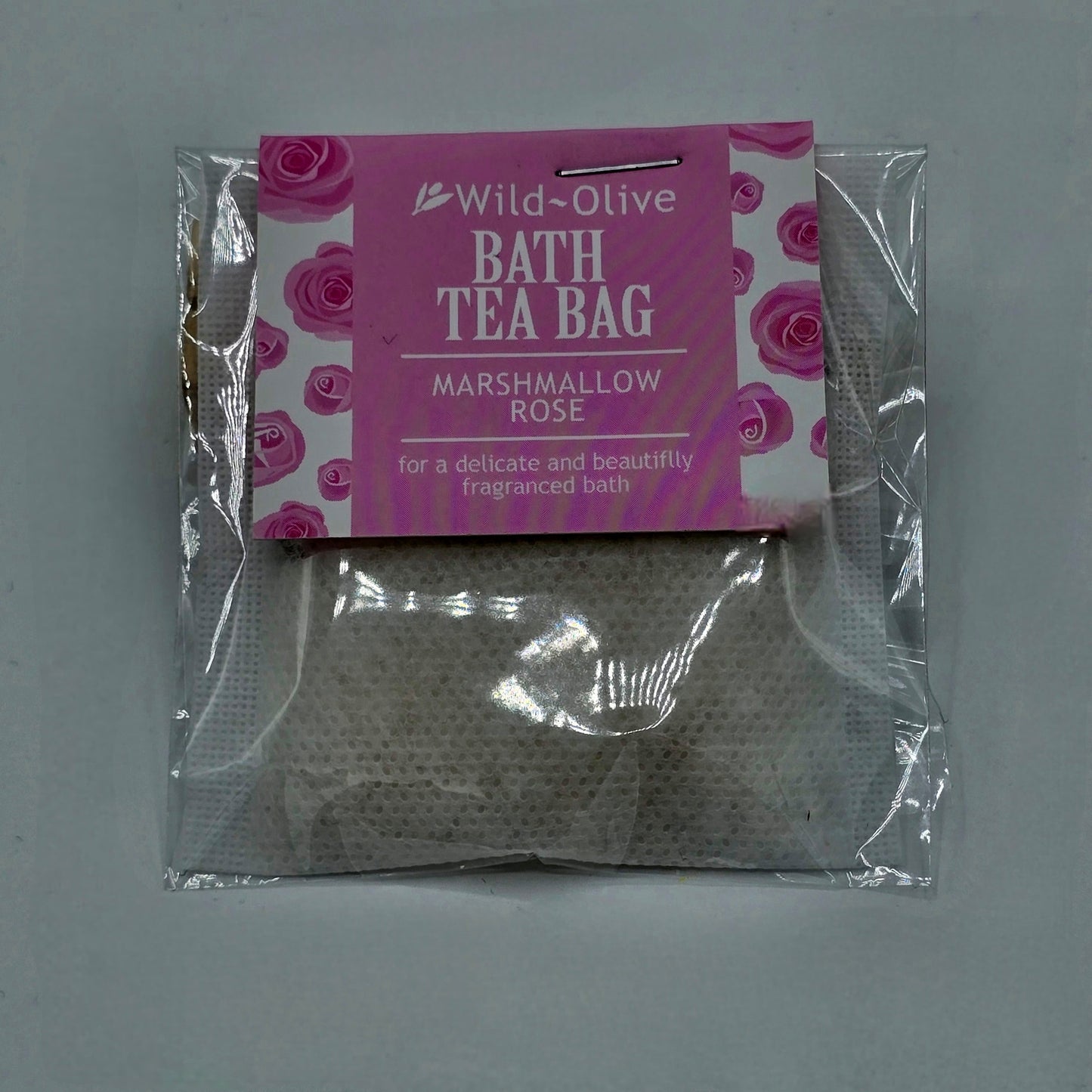 Bath Tea Bag - Marshmallow Rose