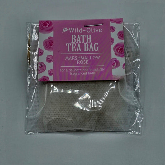 Bath Tea Bag - Marshmallow Rose