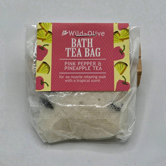 Bath Tea Bag - Pink Pepper & Pineapple Tea